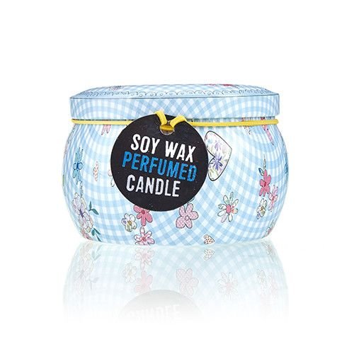 Art Tin Candle - Assorted Design - Friendly Messages - Parma Violet - Luna Panther