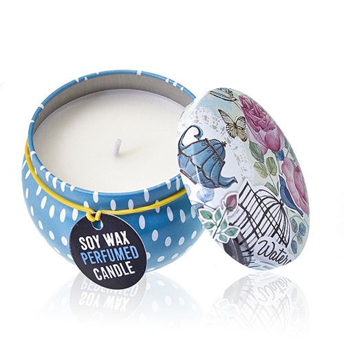 Art Tin Candle - Assorted Design - Parisian Weekend - Peonies - Luna Panther