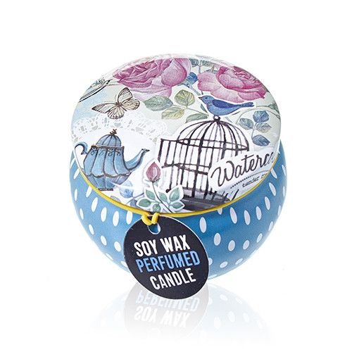 Art Tin Candle - Assorted Design - Parisian Weekend - Peonies - Luna Panther