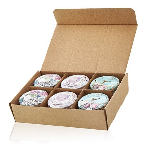Art Tin Candle - Assorted Design - Parisian Weekend - Peonies - Luna Panther