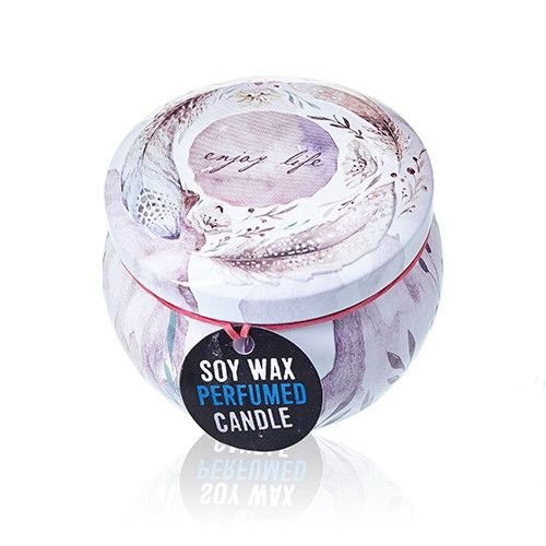 Art Tin Candle - Assorted Design - Parisian Weekend - Peonies - Luna Panther
