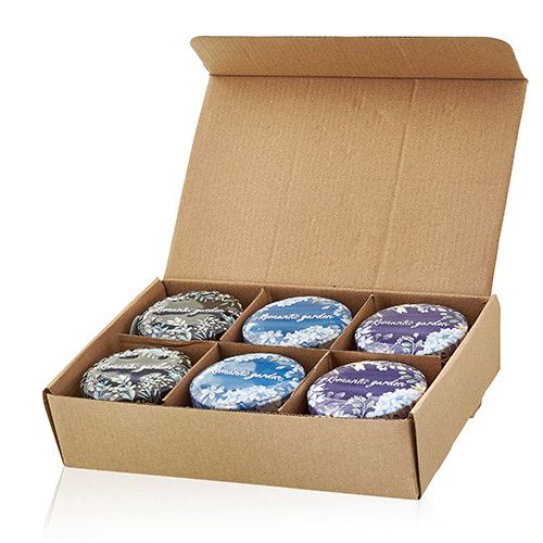 Art Tin Candle - Assorted Design - Romantic Garden - Tea & Rose - Luna Panther