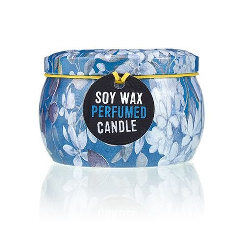 Art Tin Candle - Assorted Design - Romantic Garden - Tea & Rose - Luna Panther