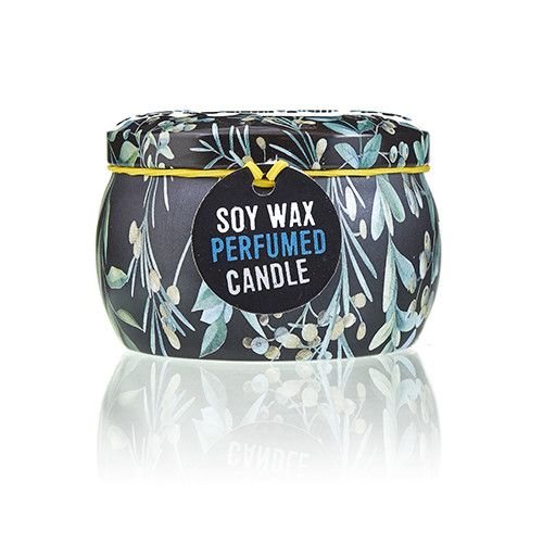 Art Tin Candle - Assorted Design - Romantic Garden - Tea & Rose - Luna Panther