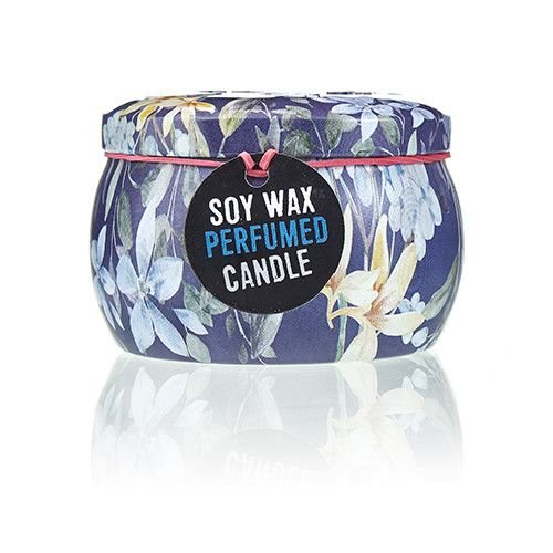 Art Tin Candle - Assorted Design - Romantic Garden - Tea & Rose - Luna Panther