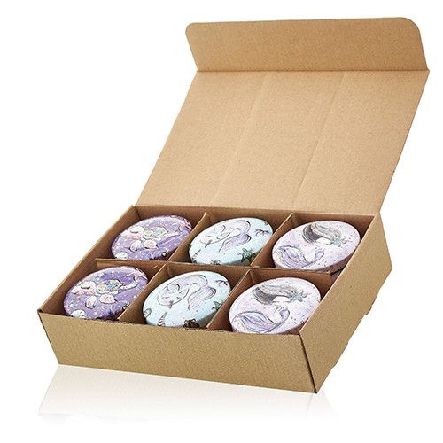 Art Tin Candle - Assorted Design - Sea life - Raspberry - Luna Panther
