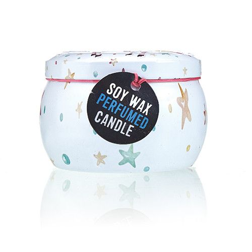 Art Tin Candle - Assorted Design - Unicorns - Moonstone - Luna Panther