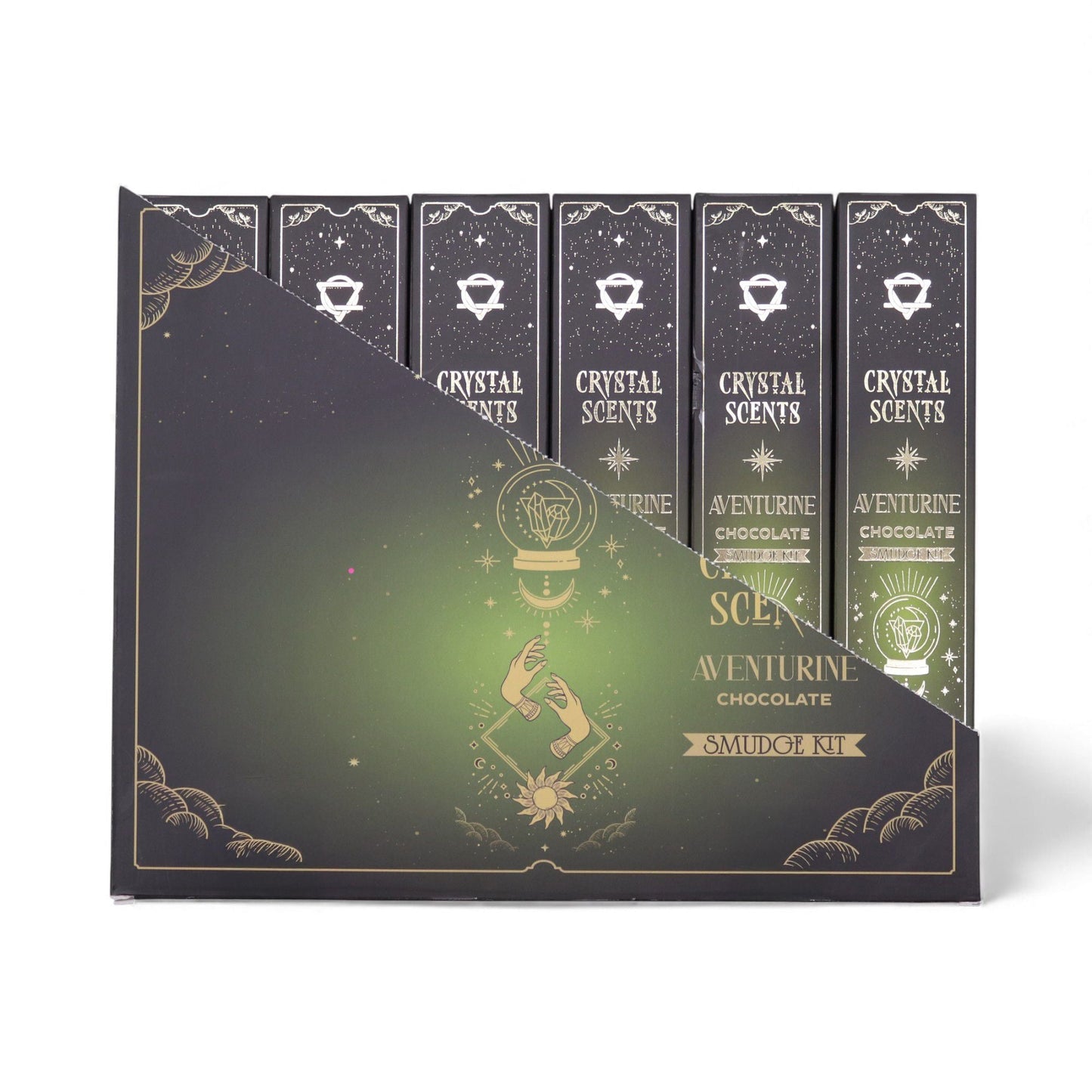 Aventurine Crystal Scents Smudge Incense - Chocolate - Luna Panther
