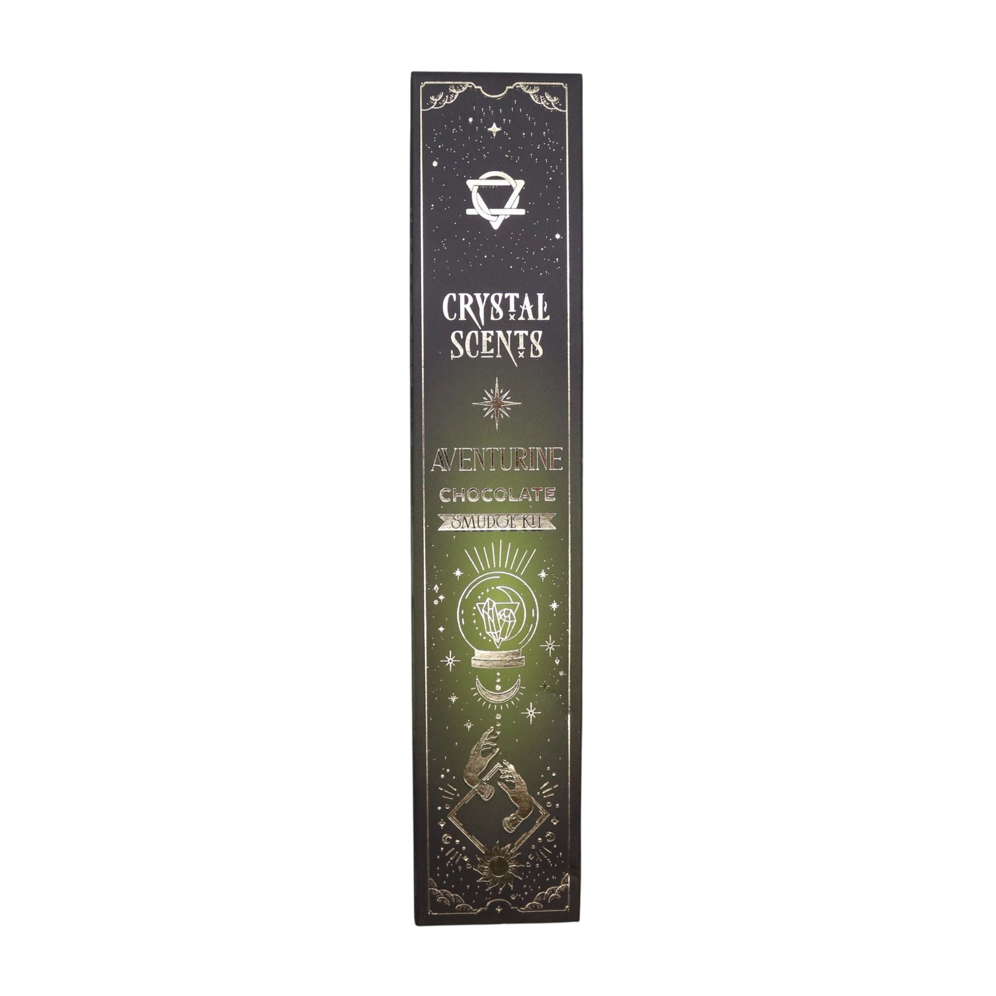 Aventurine Crystal Scents Smudge Incense - Chocolate - Luna Panther