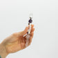 Axis of Grace Wand – Amethyst & Rose Quartz Spheres, Quartz Stem – 12 cm - Luna Panther