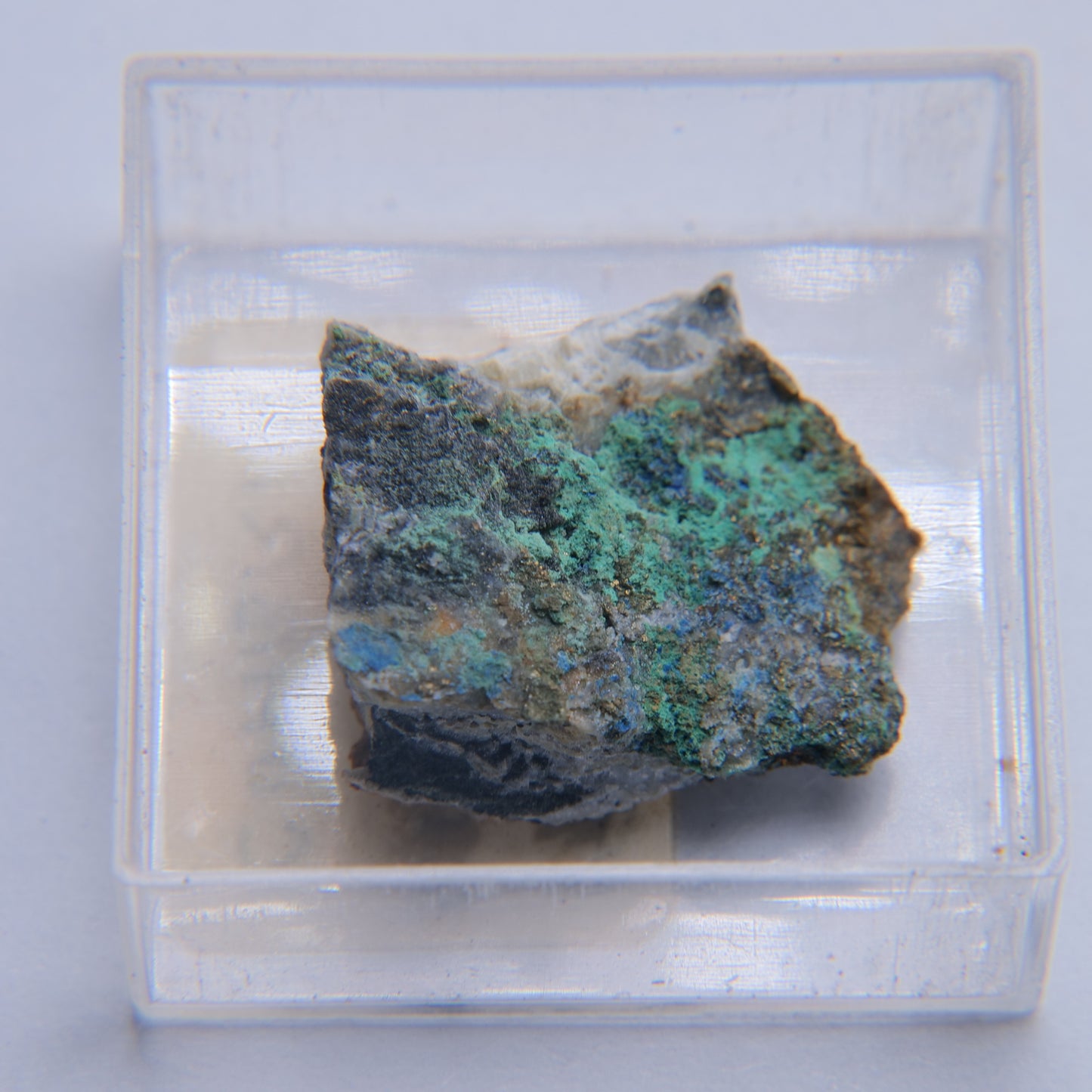 Azurite from Old Sandbed Mine, Caldbeck Fells, Cumbria - 3.6g