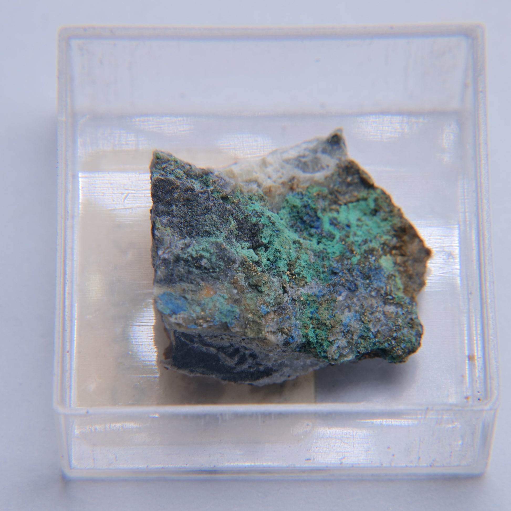 Azurite from Old Sandbed Mine, Caldbeck Fells, Cumbria - 3.6g
