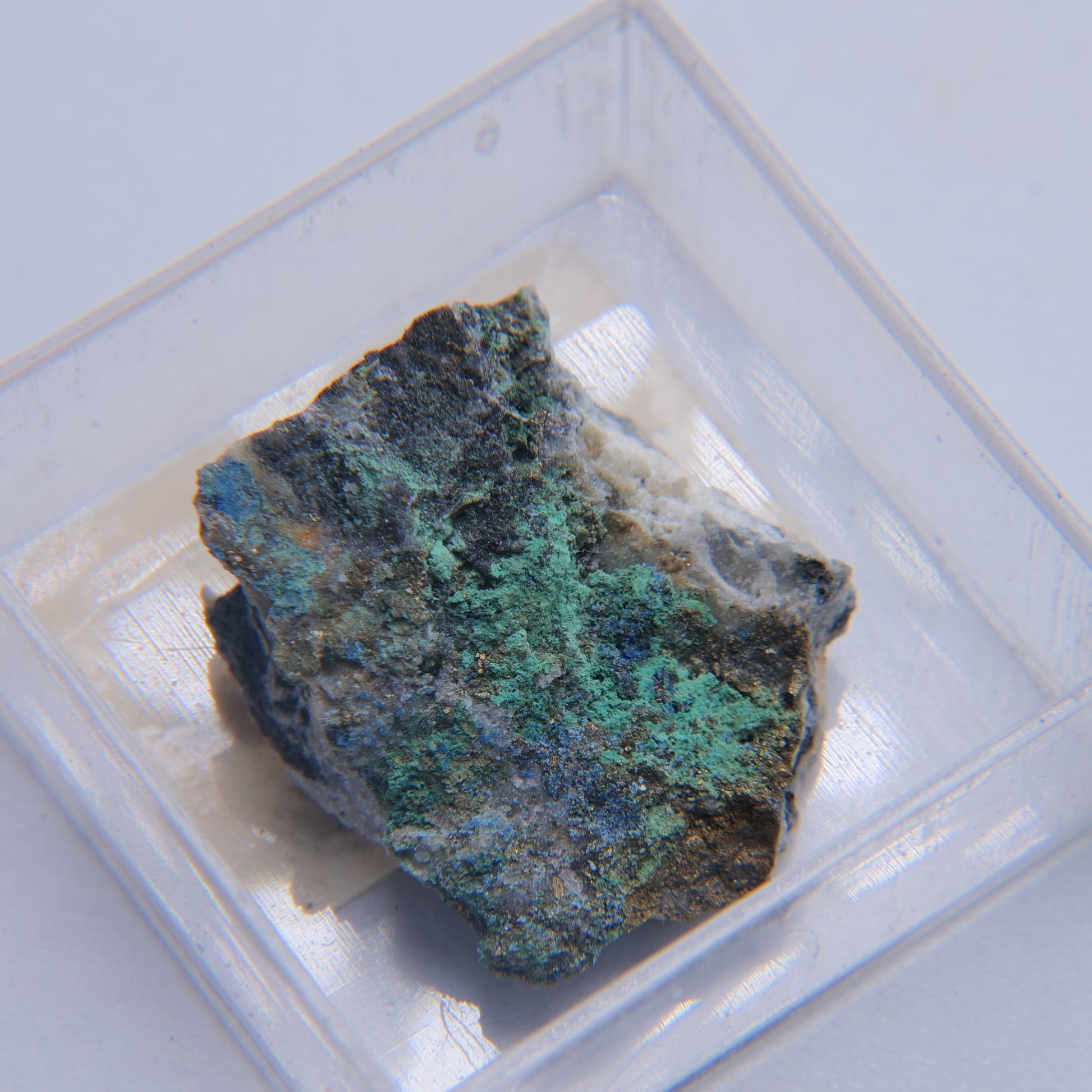 Azurite from Old Sandbed Mine, Caldbeck Fells, Cumbria - 3.6g