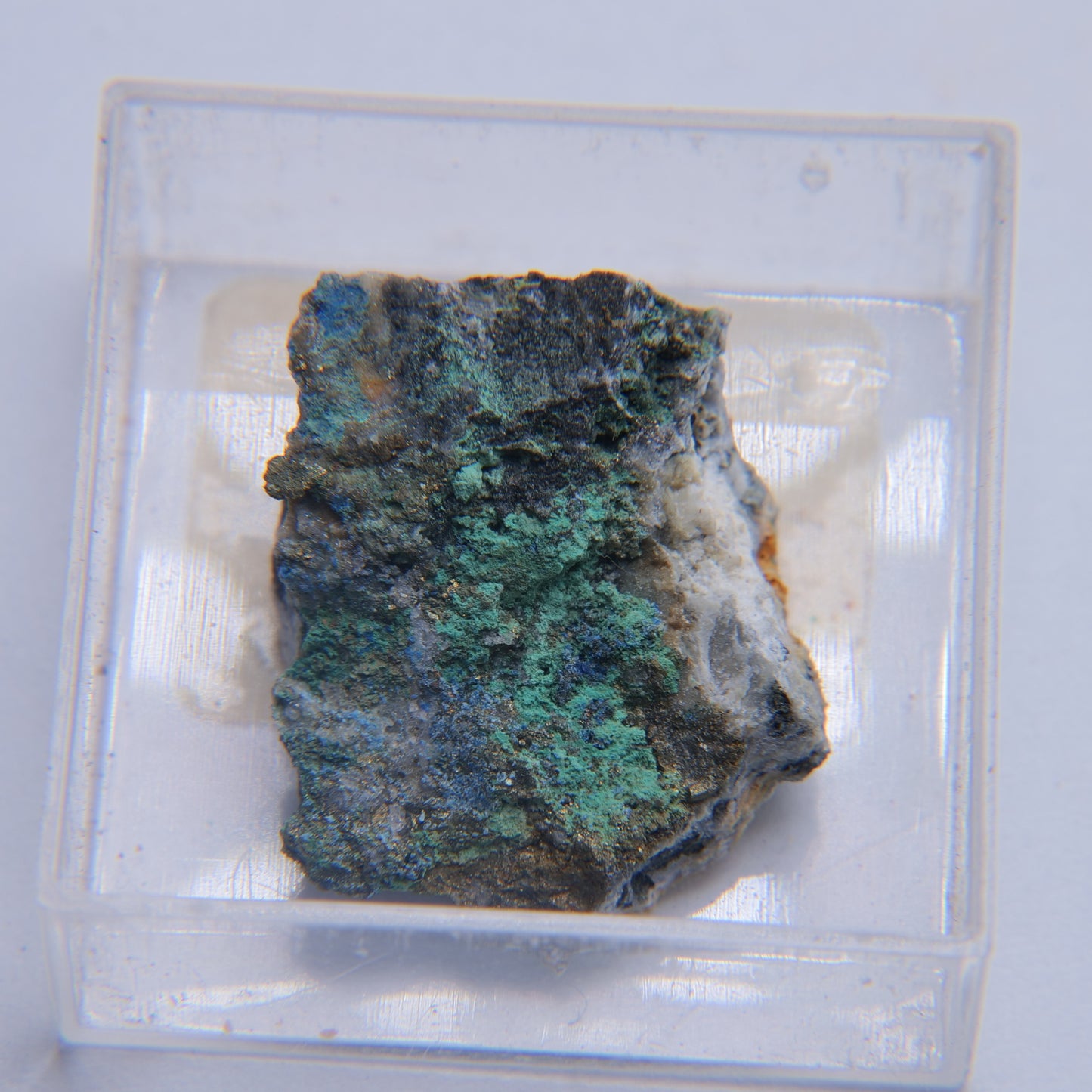 Azurite from Old Sandbed Mine, Caldbeck Fells, Cumbria - 3.6g