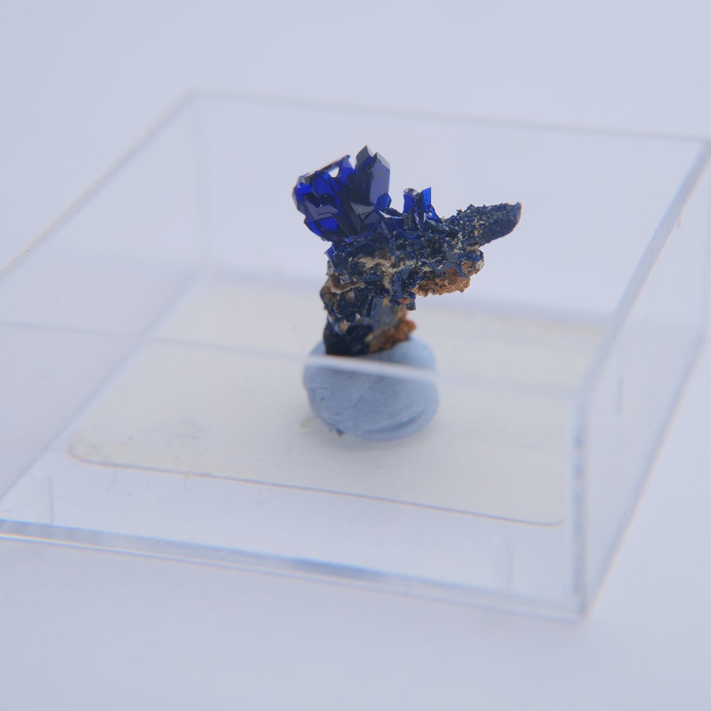 Azurite from Touissit, Morocco — minerals, image 5 of 7.