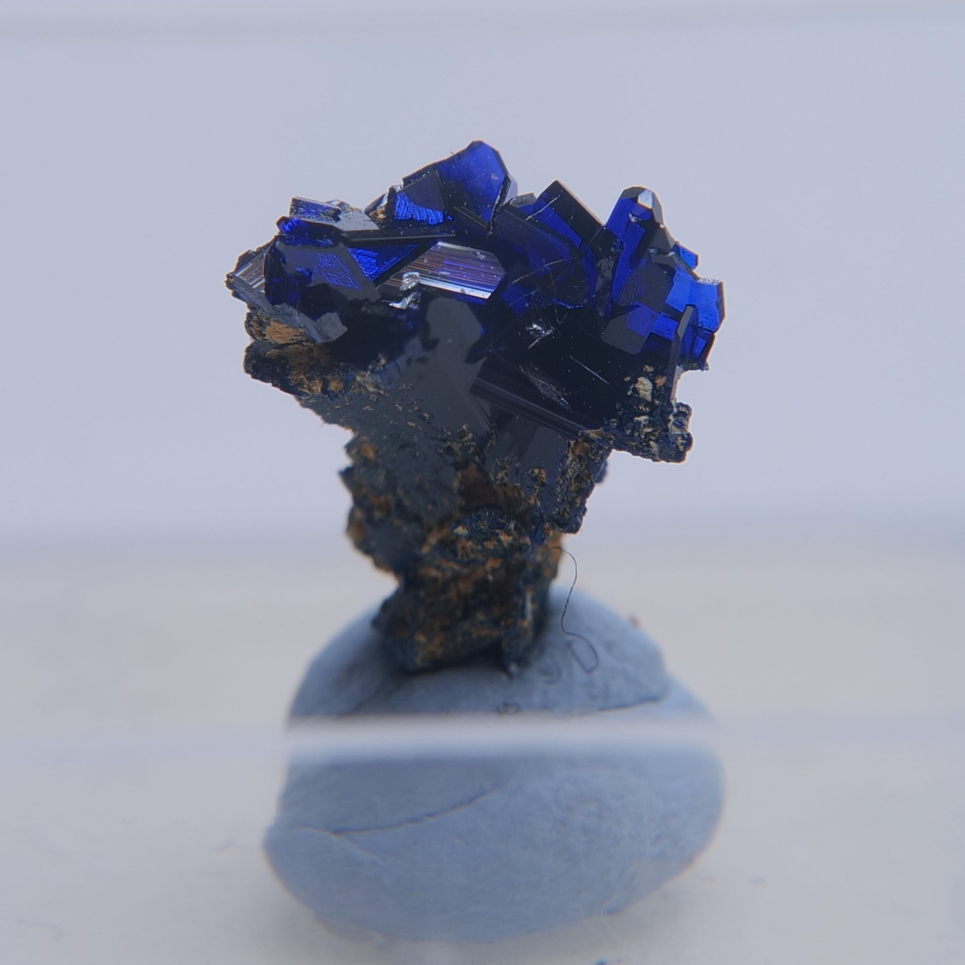Azurite from Touissit, Touissit-Bou Beker mining district, Morocco - Thumbnail