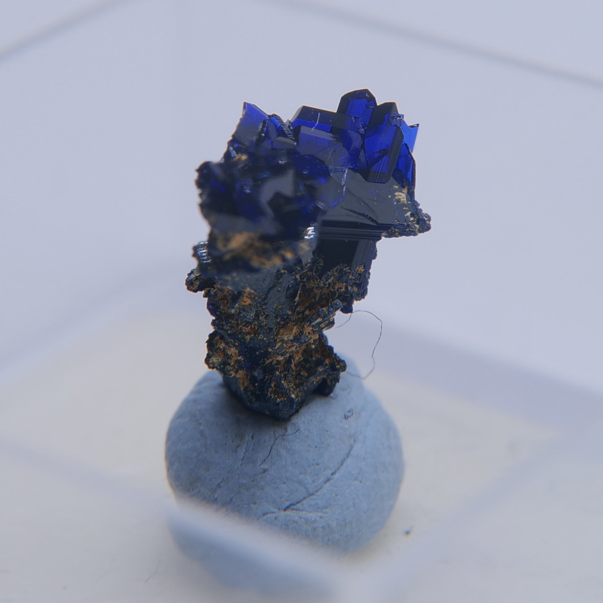 Azurite from Touissit, Touissit-Bou Beker mining district, Morocco - Thumbnail