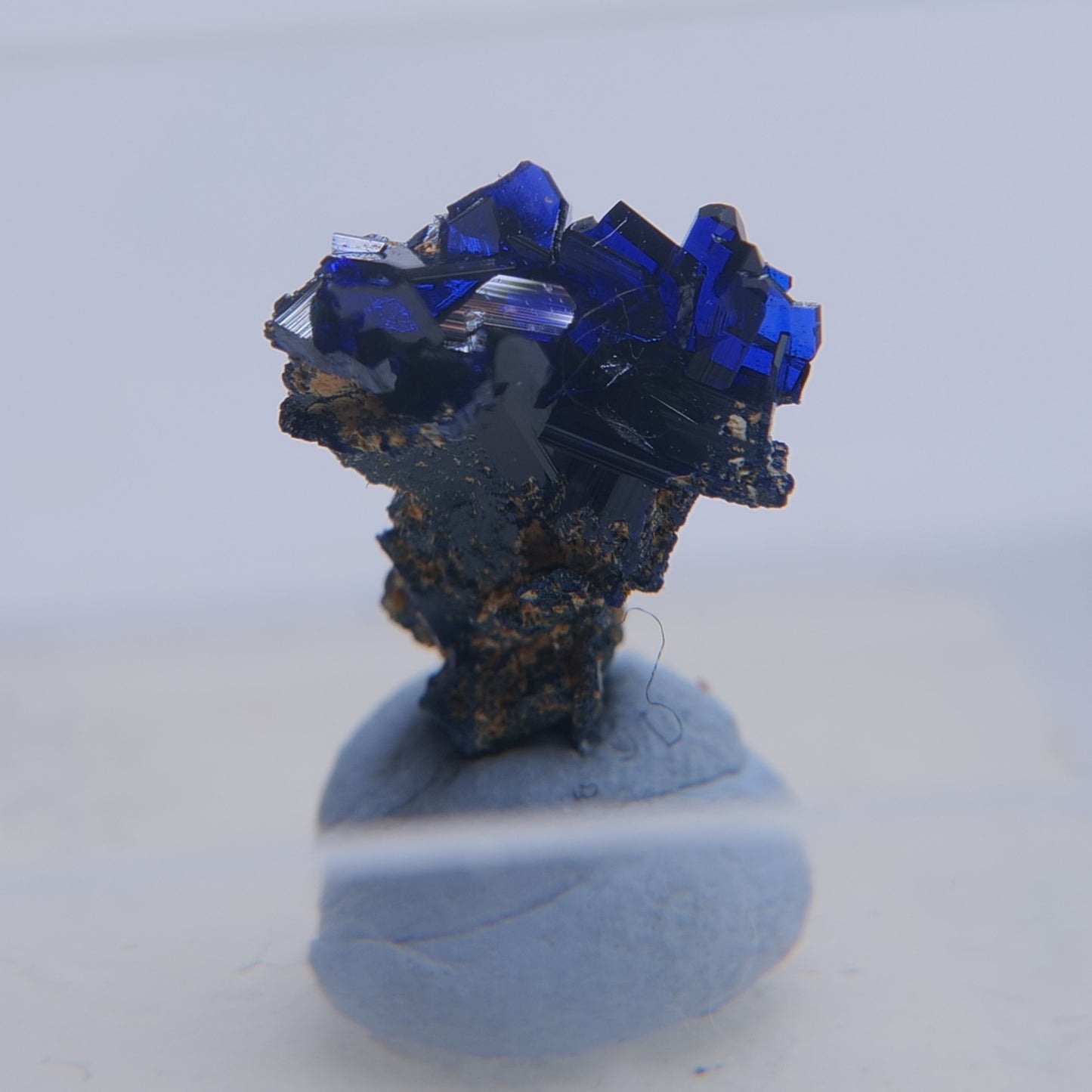 Azurite from Touissit, Touissit-Bou Beker mining district, Morocco - Thumbnail