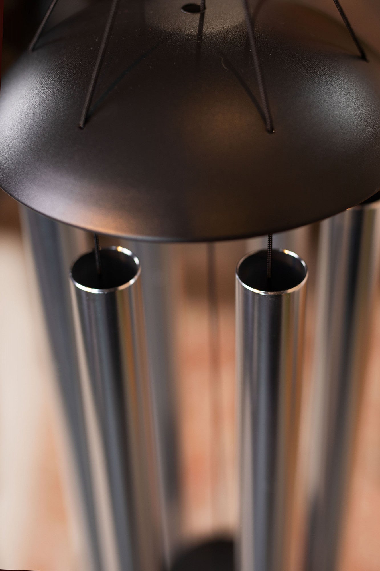 MEINL Sonic Energy Moon Meditation Chime 44"/110 cm - 432 Hz - Round Arch/Silver detail view 8 at Luna Panther
