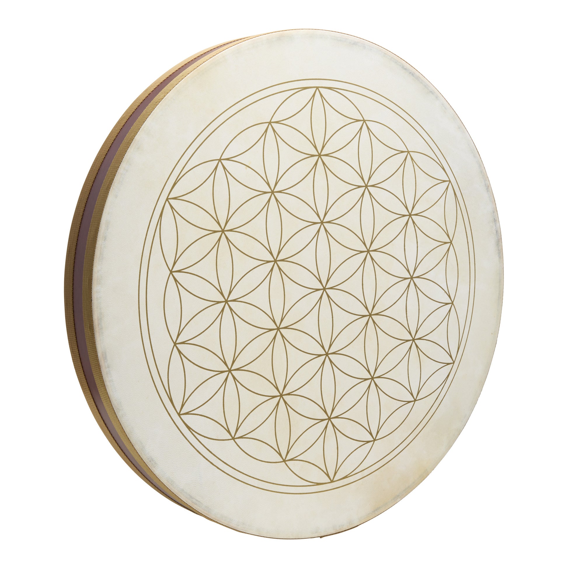 MEINL Sonic Energy 22" Flower of Life Wave Drum, goat heads at Luna Panther