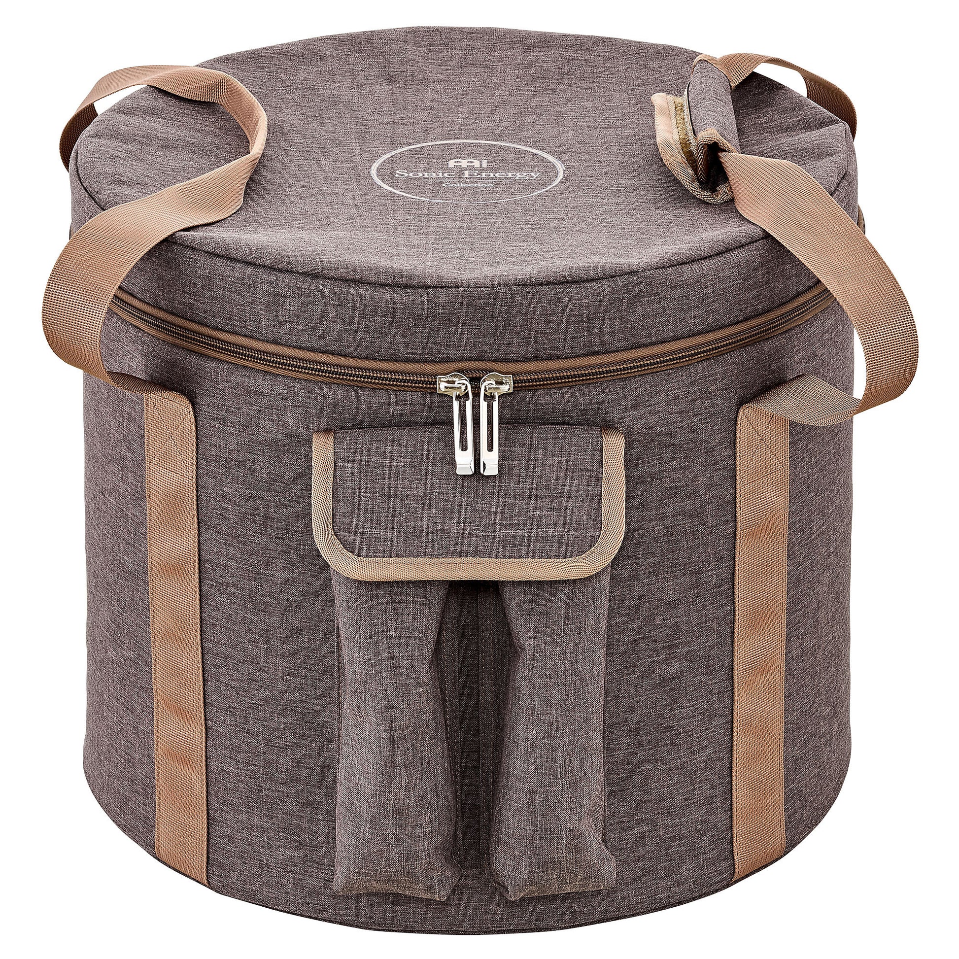 MEINL Sonic Energy 12" Crystal Singing Bowl Bag, for 11" & 12" bowl - Brown at Luna Panther