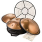 MEINL Sonic Energy Sensory Handpan, Stainless Steel, F Pygmy, 11 Notes, 440 Hz, Vintage copper detail view 6 at Luna Panther
