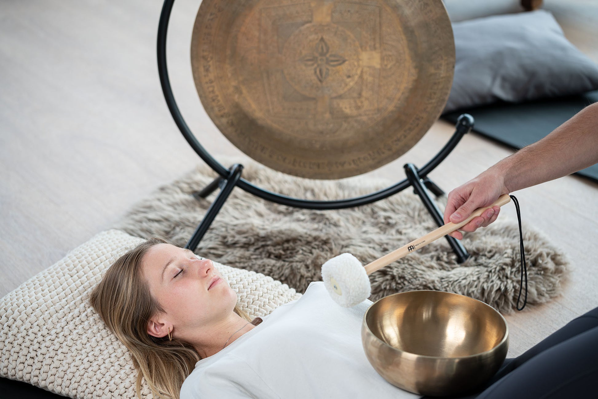 MEINL Sonic Energy Gong & Singing Bowl Mallet - Medium detail view 3 at Luna Panther