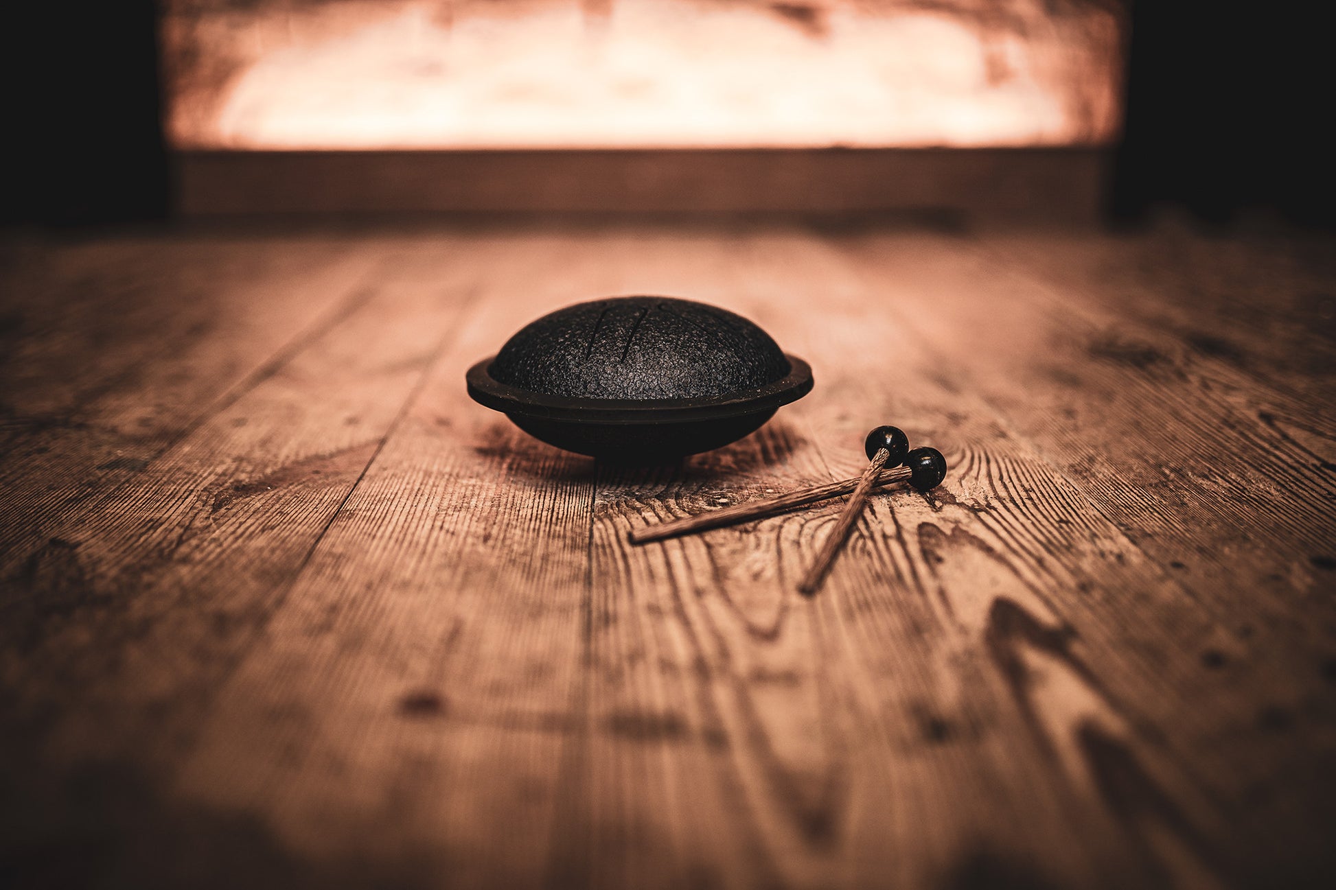 MEINL Sonic Energy Mini Steel Tongue Drum 6" - A Major/6 Notes/440 Hz - Navy Blue detail view 4 at Luna Panther