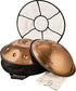 MEINL Sonic Energy Sensory Handpan, Stainless Steel, Bb2 Amara, 9 Notes, 432 Hz, Vintage coppe detail view 16 at Luna Panther