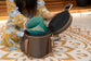 MEINL Sonic Energy 6.75" Essence Solfeggio Crystal Singing Bowl 285 Hz, Turquoise Green detail view 3 at Luna Panther