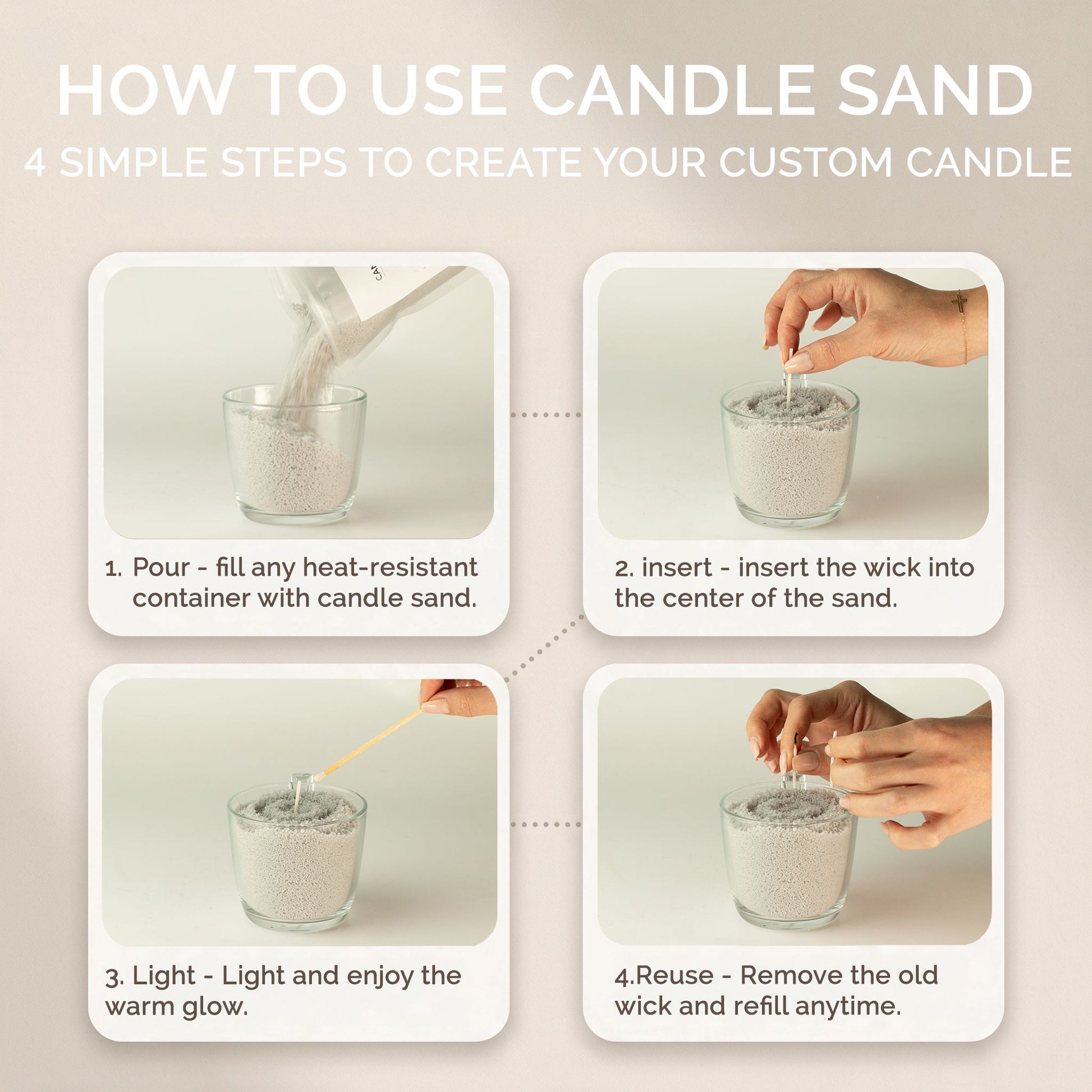 Fragranced Candle Sand – Cream – Regent Polo – 300 g – image 13