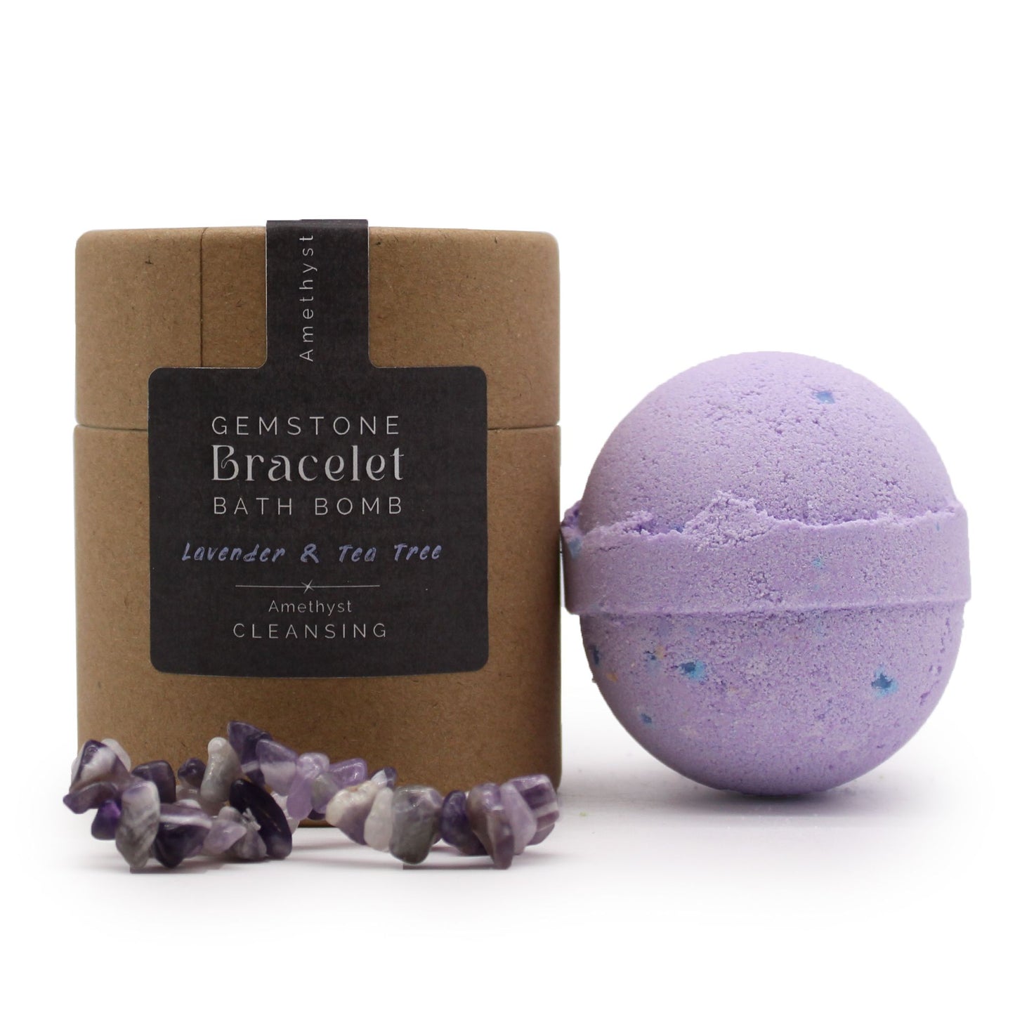 Amethyst Gem Bracelet Bath Bomb – image 9