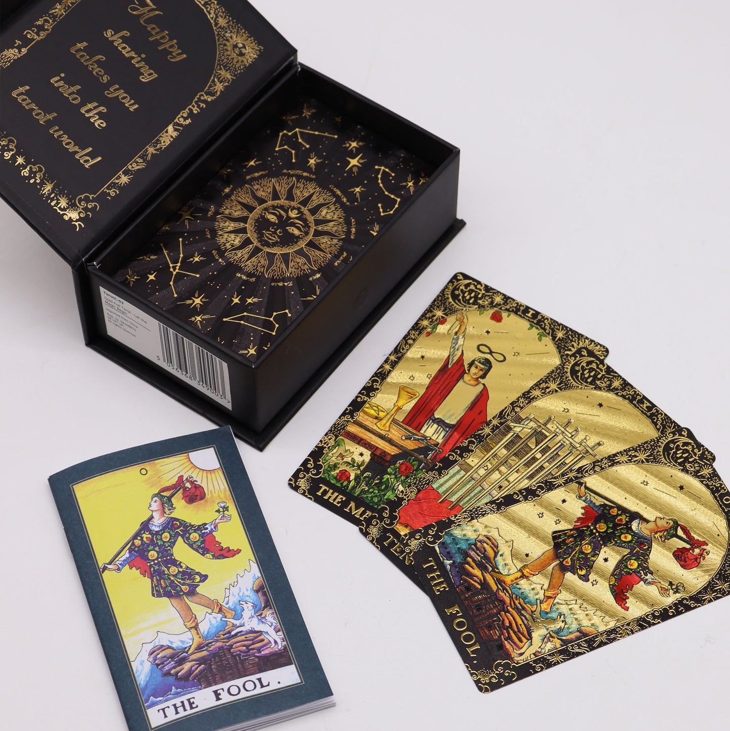 Gold Foil Tarot - Let the Magic Begin - Gift Box at Luna Panther