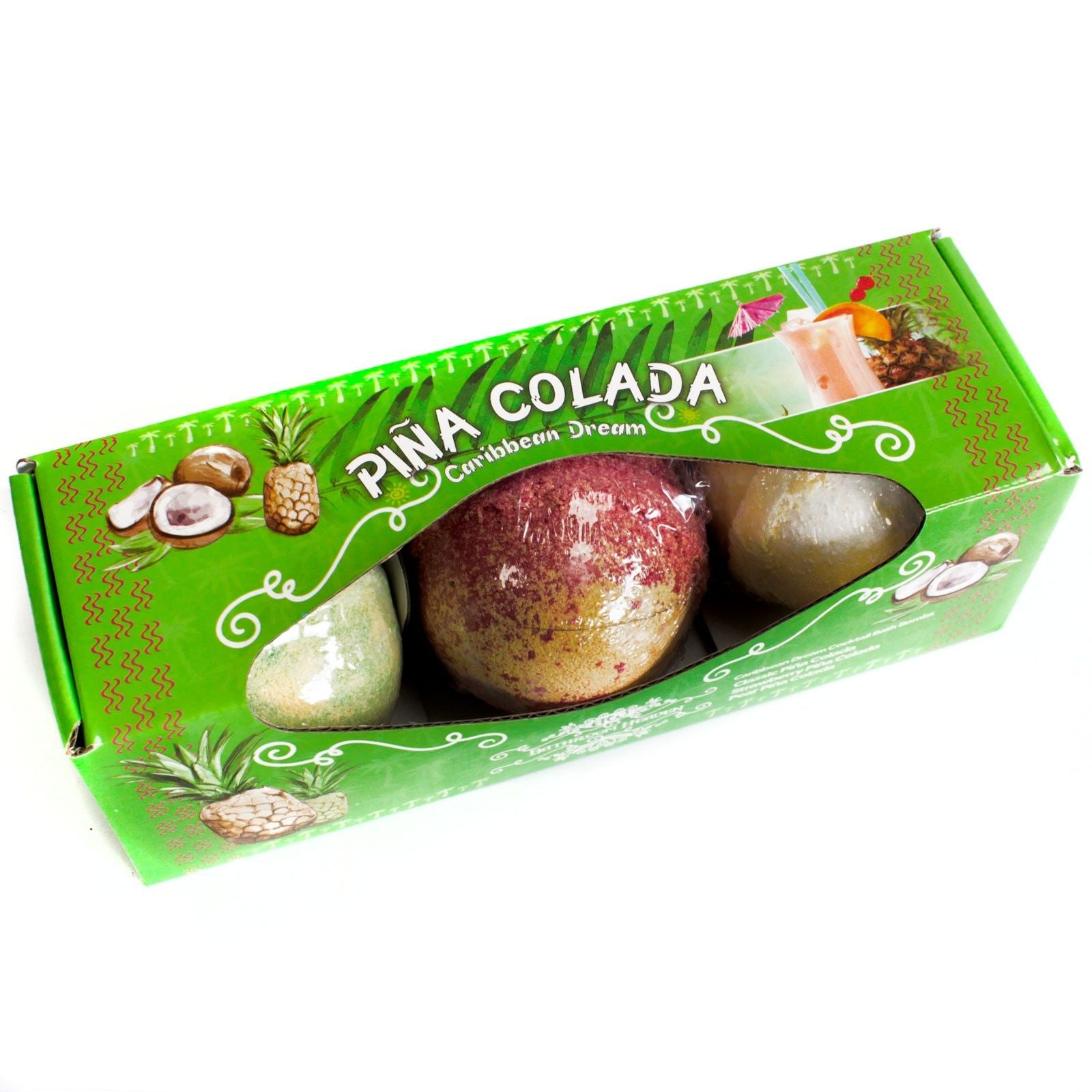 Set of Three Piña Colada Bath Bombs – image 4