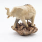 Handmade Parasite Wood Art Carving – Elephant Walking – image 5