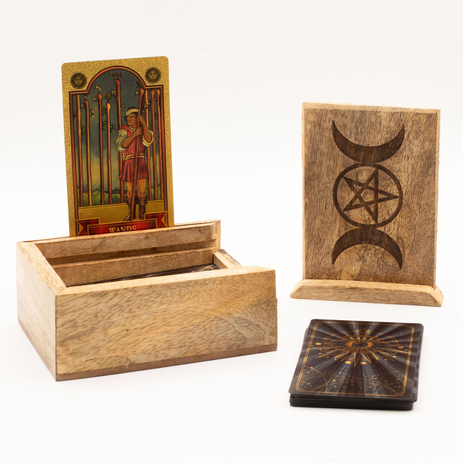 Small Tarot Box with Card Holder detail view 2 at Luna Panther