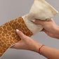 Lavender Natural Cotton and Juco Eye Pillow in Gift Box – Madagascar Giraffe – image 1