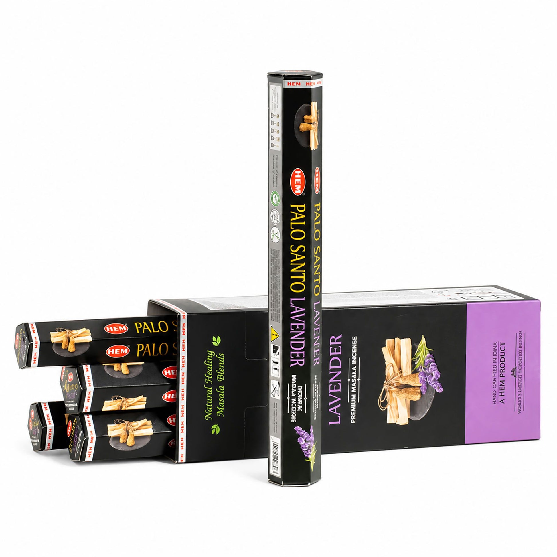 HEM Hexagonal Incense – Palo Santo Masala – Lavender – image 1