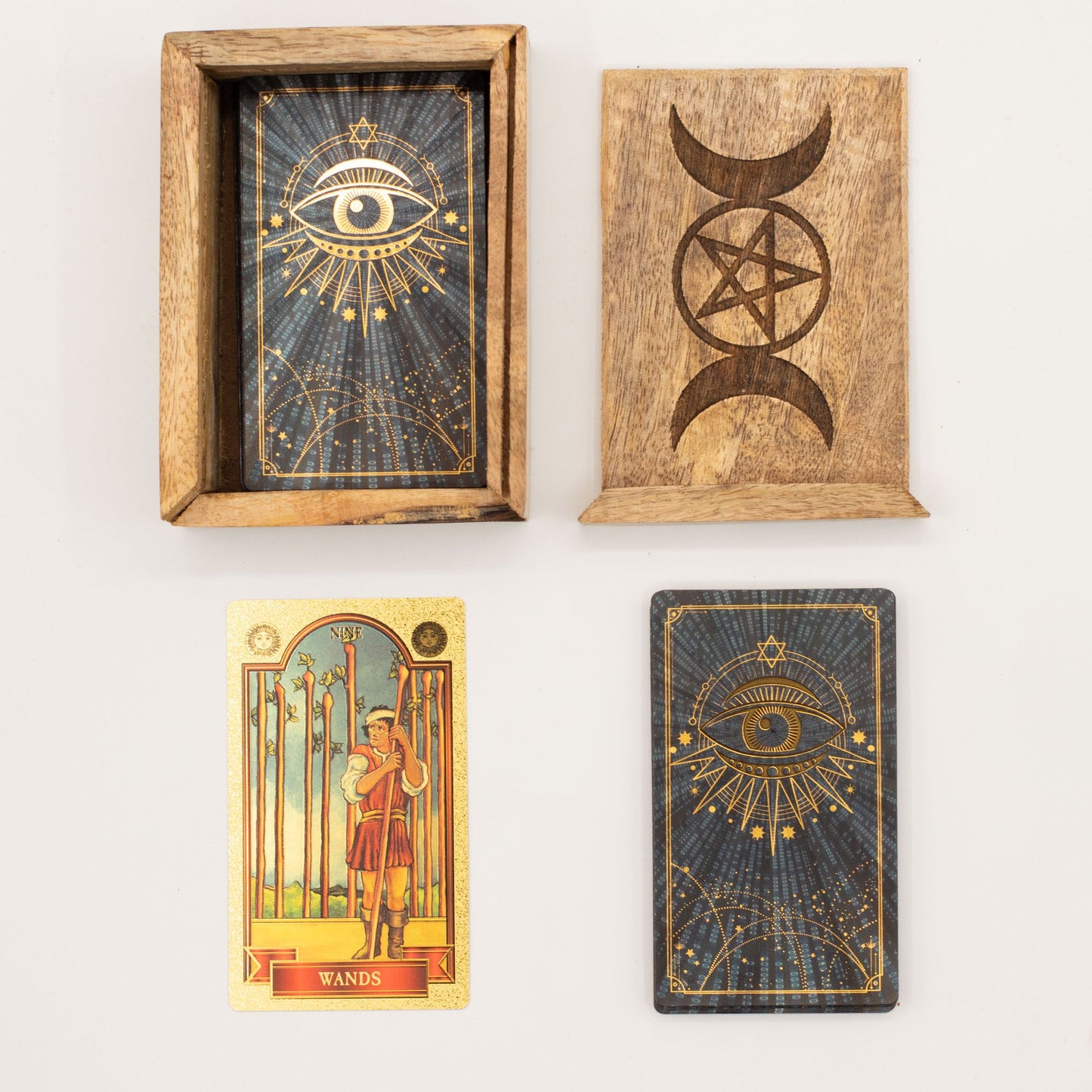 Small Tarot Box with Card Holder at Luna Panther