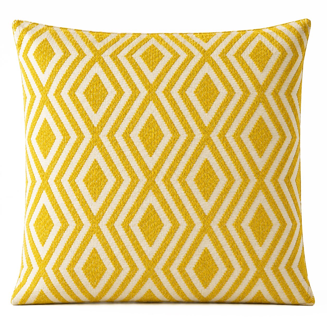 Classic Cushion Cover – Mustard Diamonds – 60 × 60 cm – Jumbo Style – image 8