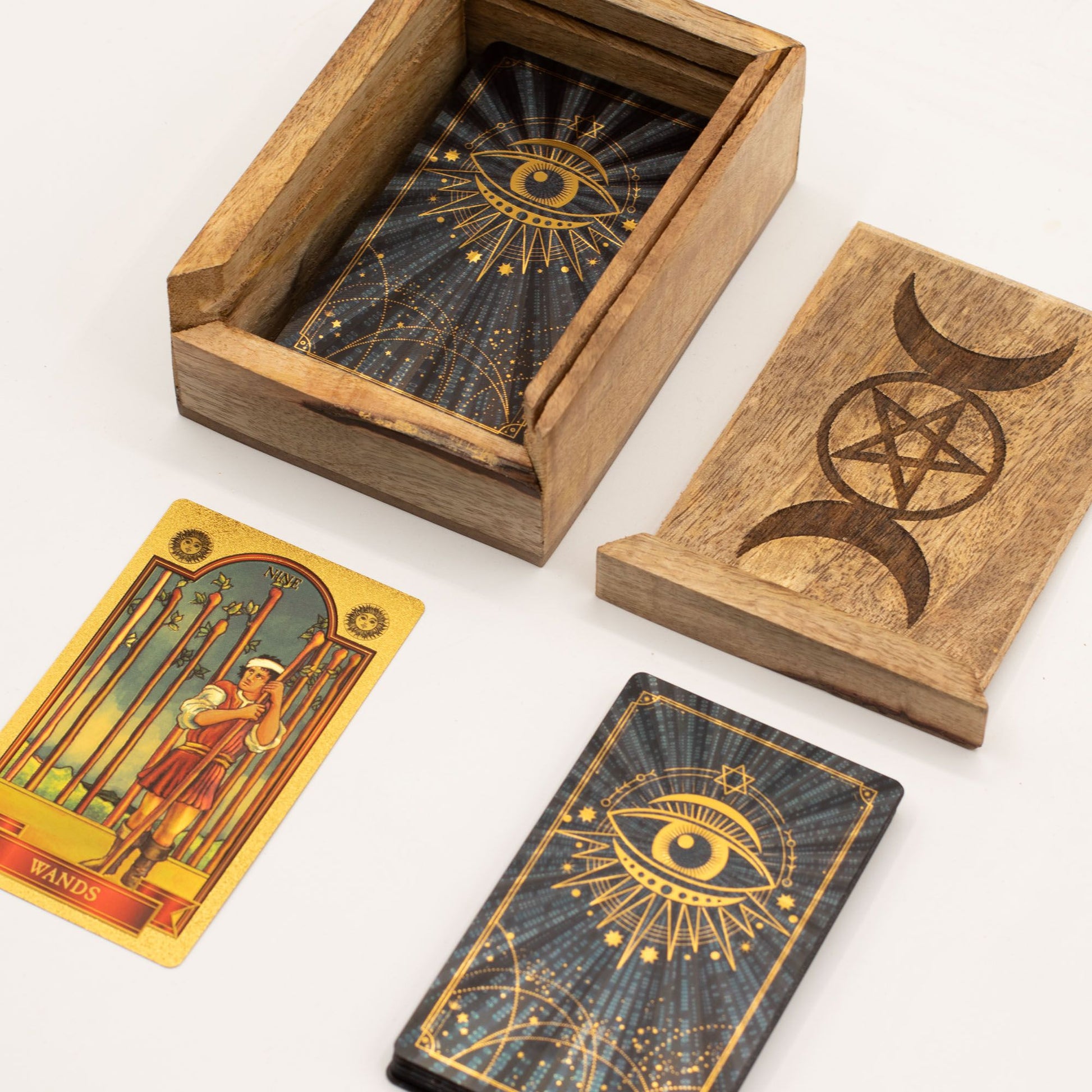 Small Tarot Box with Card Holder detail view 3 at Luna Panther