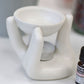 Helping Hand Oil Burner – White – image 3