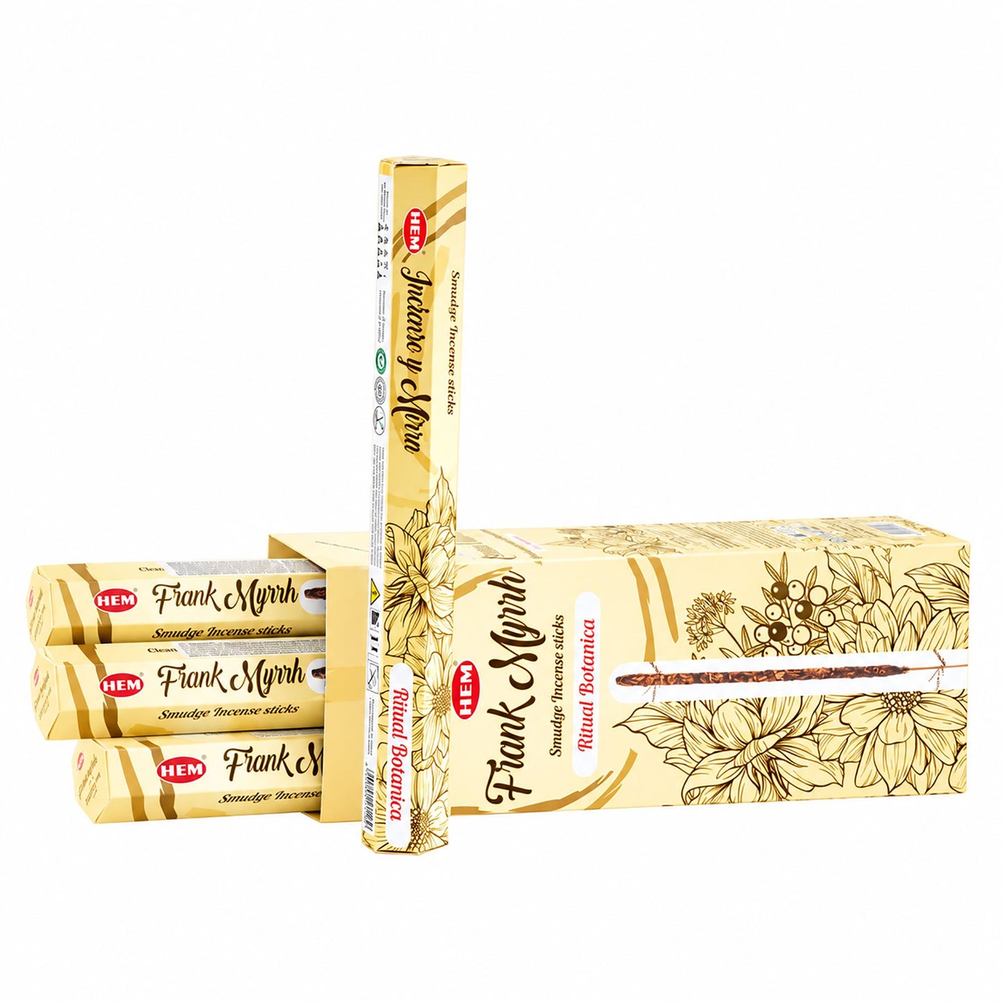 HEM Hexagonal Incense – Smudge – Frank Myrrh – image 2