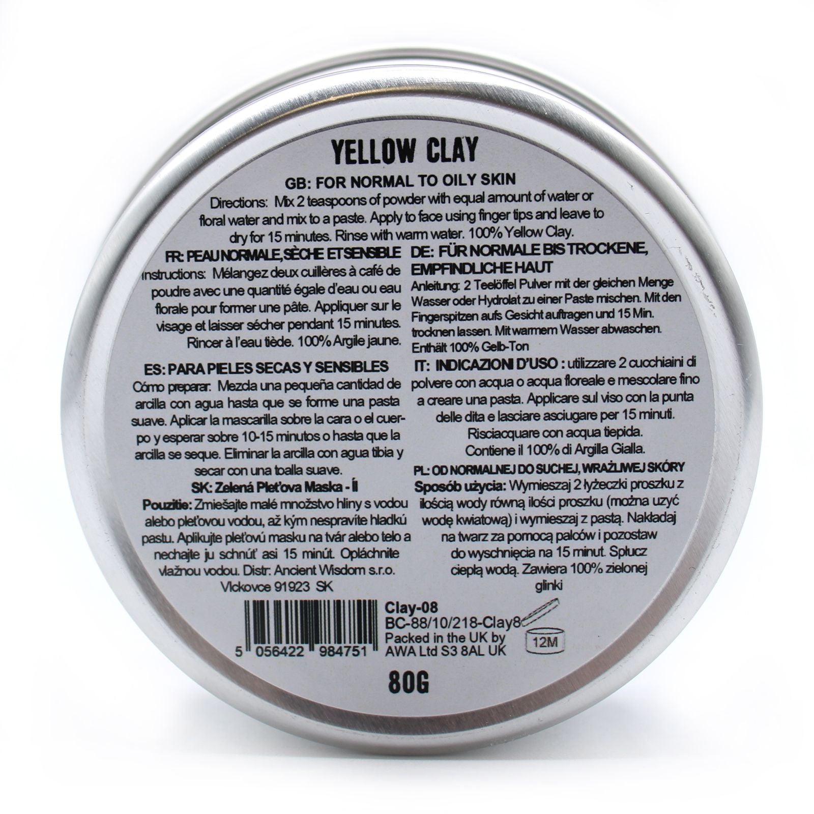 Yellow Clay 80 g – image 2
