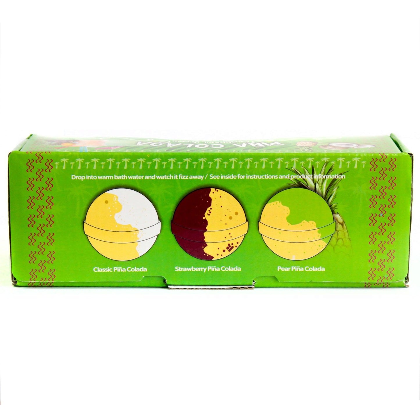 Set of Three Piña Colada Bath Bombs – image 5