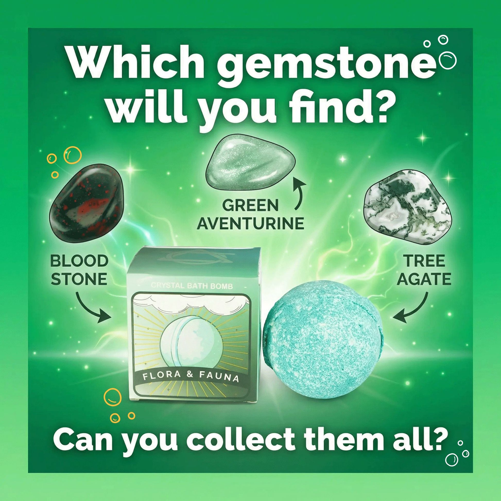 Elemental Crystal Bath Bomb – Earth – image 2