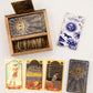 Two Section Tarot Box with Card Holder detail view 2 at Luna Panther