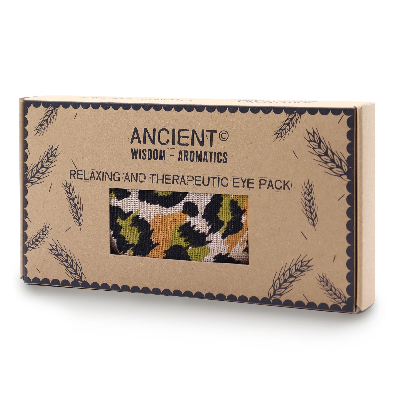 Lavender Natural Cotton and Juco Eye Pillow in Gift Box – Night Leopard – image 4