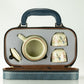 Travel Teapot Set & Two Cups – Blue Bird Qing Dynasty – image 5