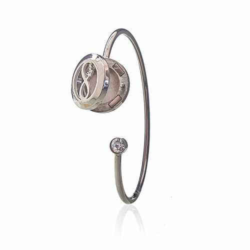 Aromatherapy Jewellery Crystal Bracelet – Infinite Love – 20 mm – image 3